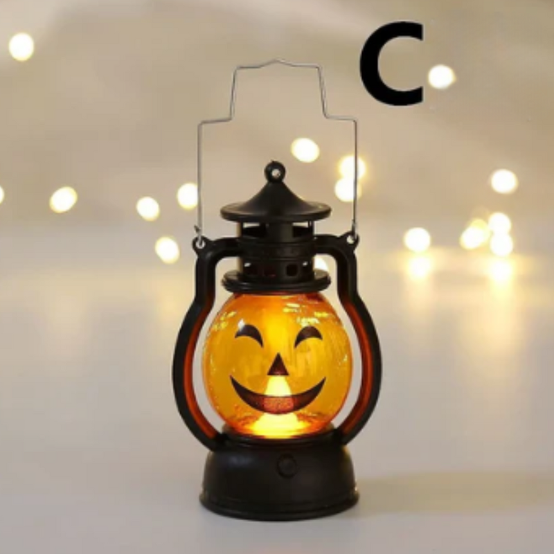 Halloween Vintage LED Pumpkin Lantern