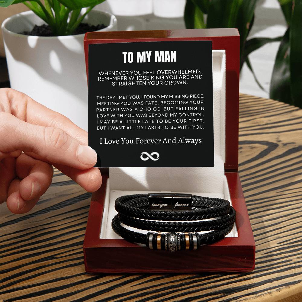 To My Man | Love You Forever Bracelet