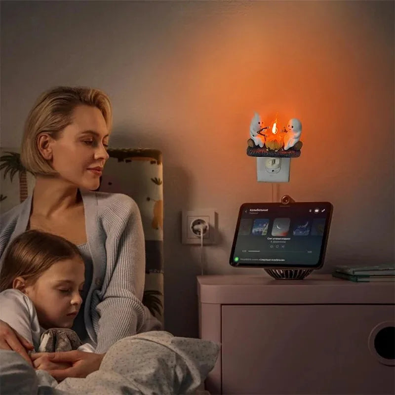 Ghostly Campfire Nightlight
