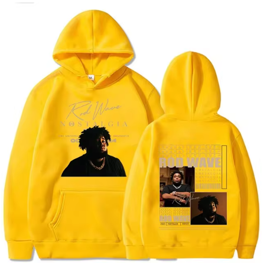 Rod Wave Hip Hop Printed Hoodie