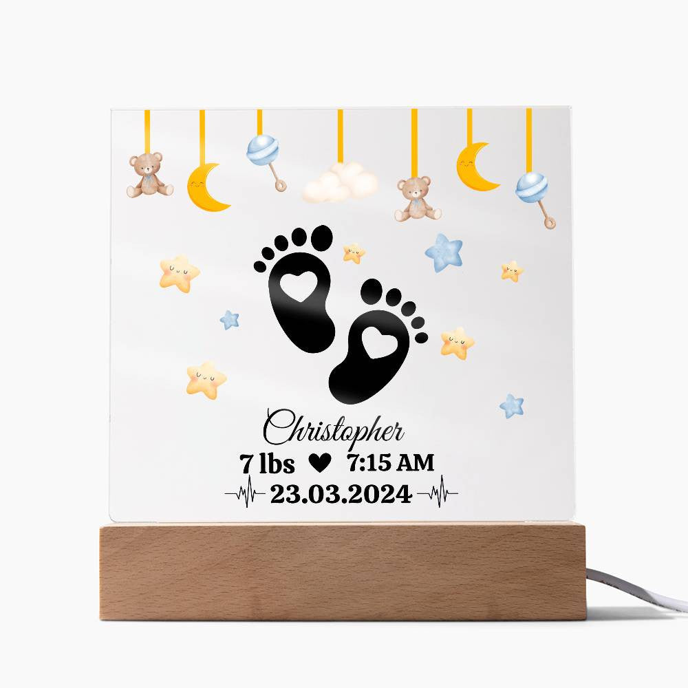 Baby Shower Acrylic Plaque