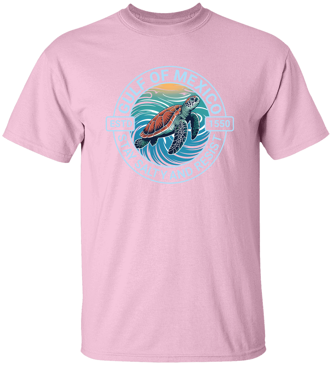 STAY SALTY AND RESIST GULF OF MEXICO T-SHIRT