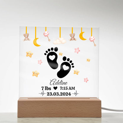 Baby Shower Acrylic Plaque