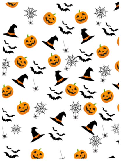 Halloween Pattern Blanket