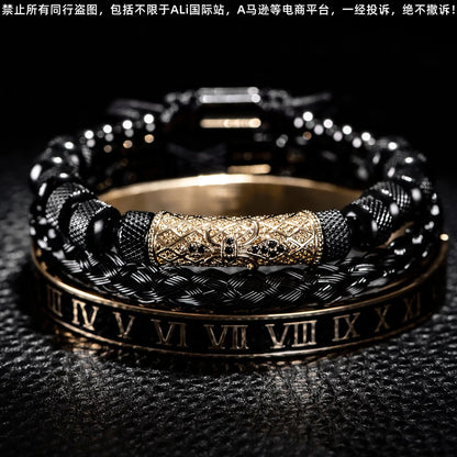 Men's Luxury 3pcs Roman Elegance Bracelet