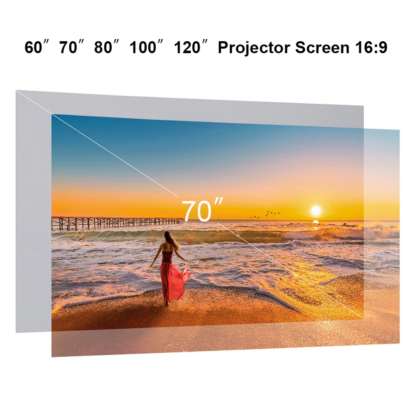 UltraBright Portable Projector Screen