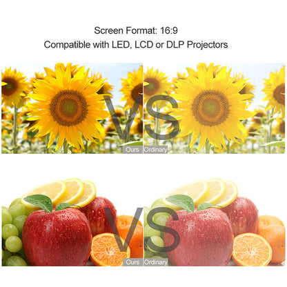 UltraBright Portable Projector Screen