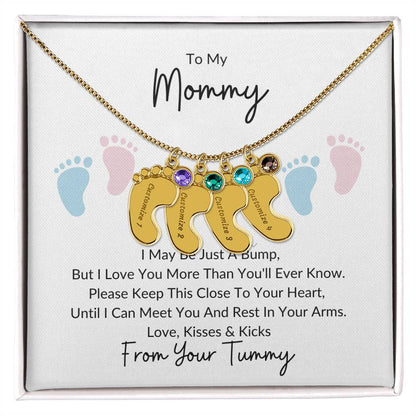 Mommy Bump Baby Feet