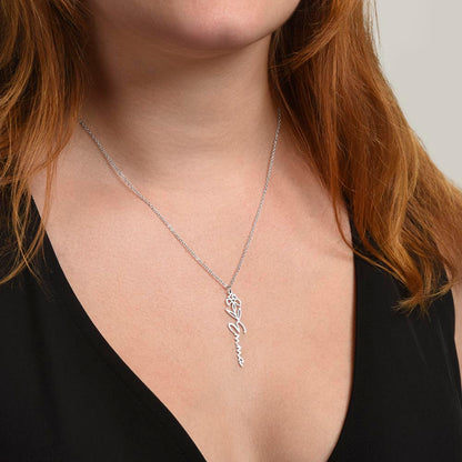 Graduation Gift | No Rain, No Flowers | Personalized Birth Flower Necklace