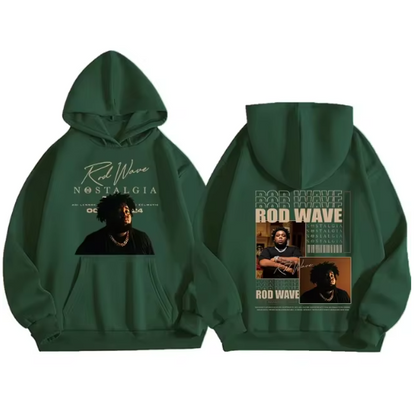 Rod Wave Hip Hop Printed Hoodie