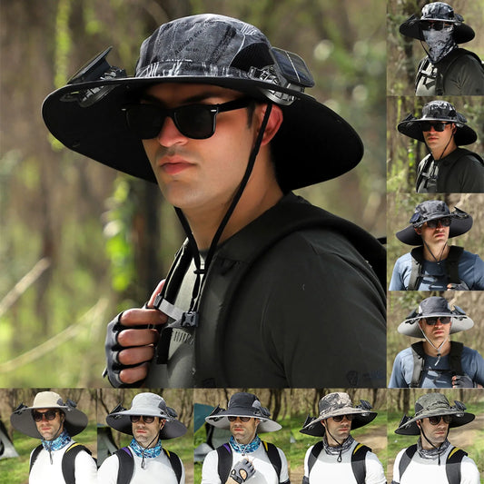 Cool Breeze Solar Sun Hat