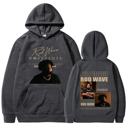 Rod Wave Hip Hop Printed Hoodie
