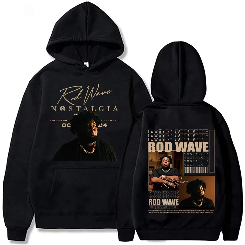 Rod Wave Hip Hop Printed Hoodie