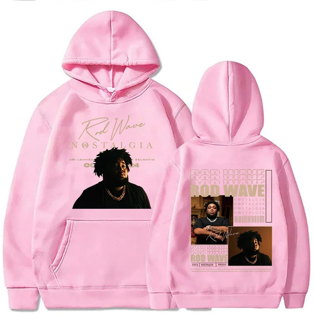 Rod Wave Hip Hop Printed Hoodie
