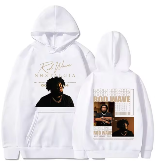 Rod Wave Hip Hop Printed Hoodie