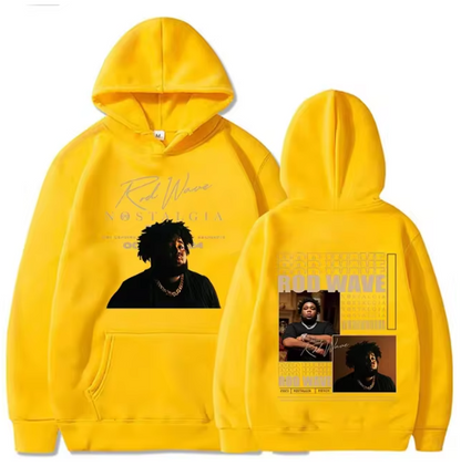 Rod Wave Hip Hop Printed Hoodie